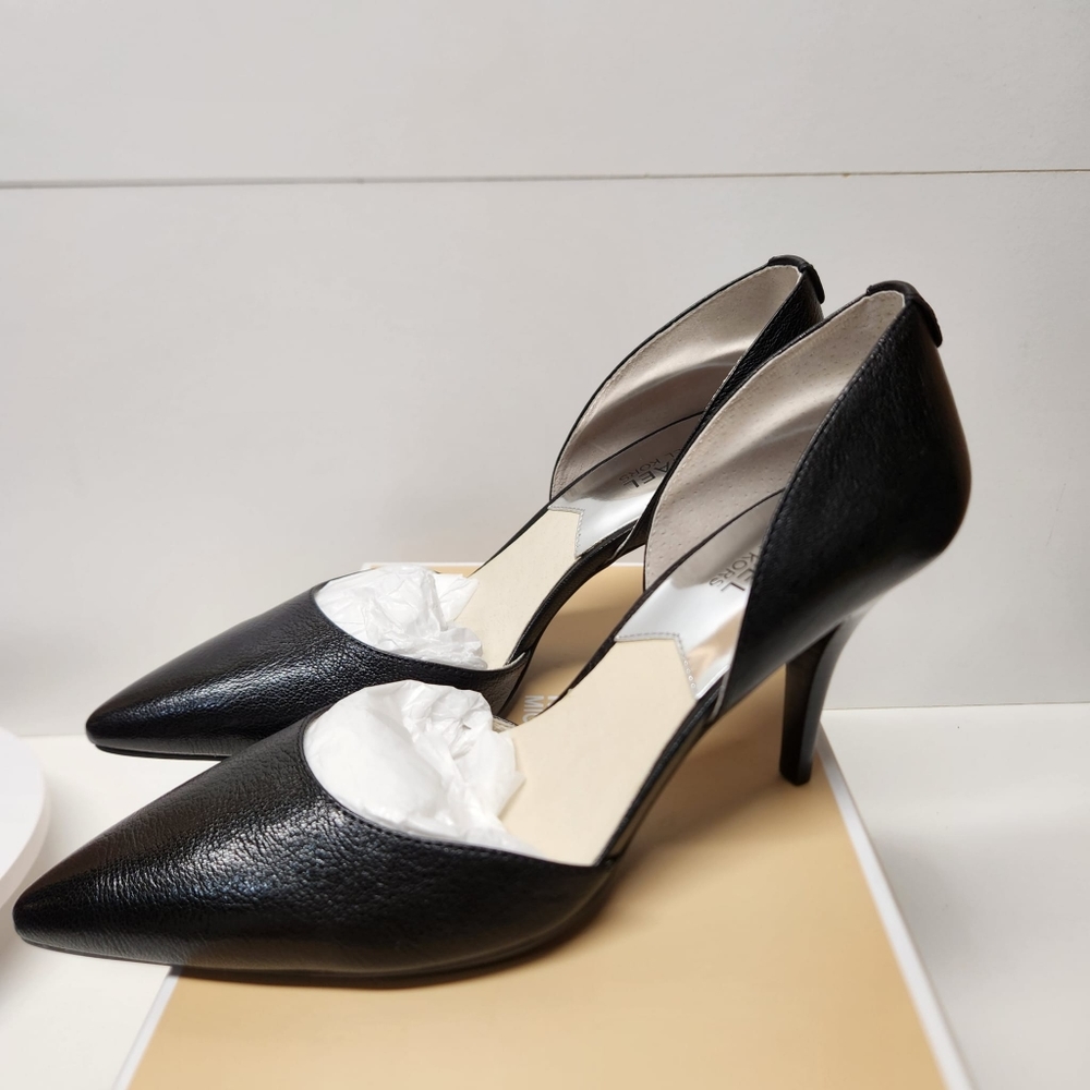 Michael kors Flexed D'orsay black leather pump